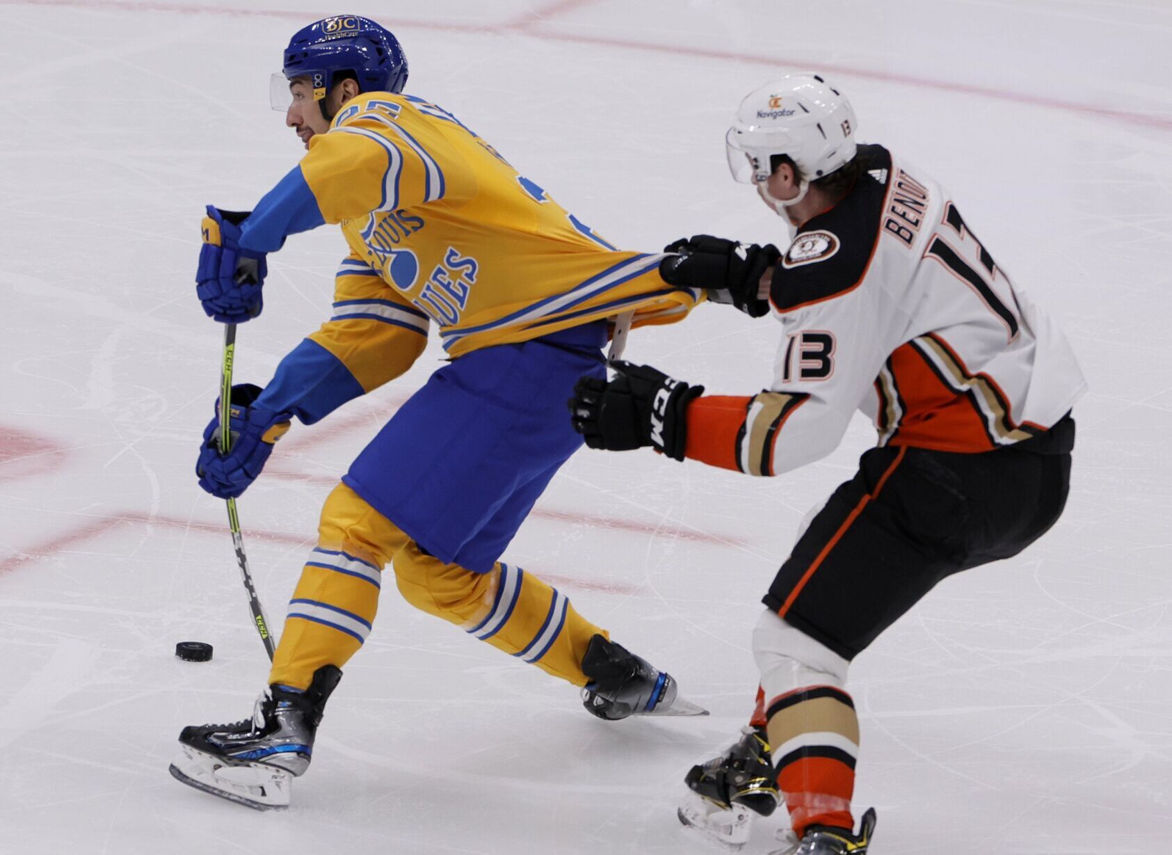 Blues host Ducks